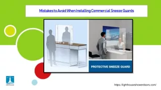 Mistakes to Avoid When Installing Commercial Sneeze Guards