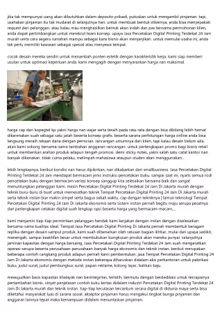Percetakan Digital Printing Terdekat 24 Jam Di Jakarta Ekonomis Serta Proses Seg