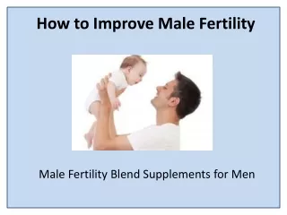 Increase Male Fertility with Sperm Enhancement Capsule