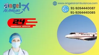 Book the Commendable Air Ambulance Services in Patna and Ranchi by Angel at Anytime