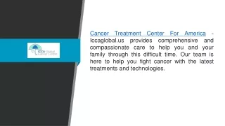 Cancer Treatment Center For America  Iccaglobal.us