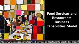 Food Services and Restaurants Capabilities Model