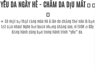 KEM CHỐNG NẮNG