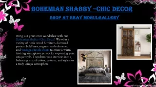 Bohemian Shabby-Chic Decor