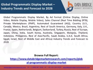 Global Programmatic Display Market