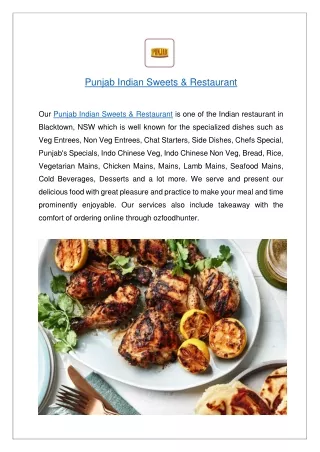 Punjab Indian & sweet Restaurant - PDF