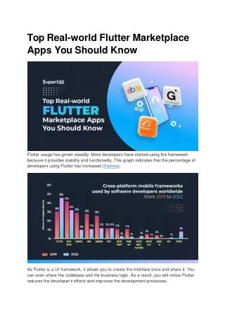 Top Best Real-world Flutter Marketplace Apps