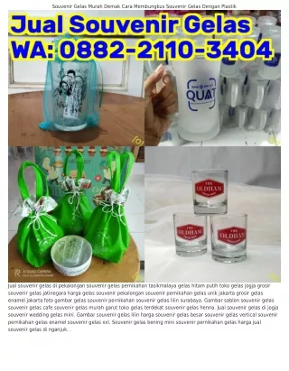 Ö88ᒿ–ᒿ11Ö–౩ԿÖԿ (WA) Souvenir Gelas Adalah Souvenir Pernikahan Gelas Cianjur