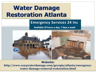 Water Damage Restoration Atlanta