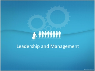 Develop Your Leadership and Management Skills