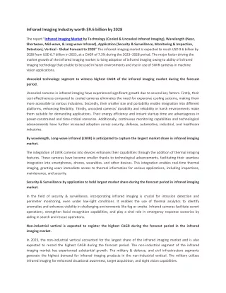 Infrared Imaging Market