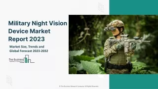 Military Night Vision Device Global Market By Device Type, By Application, By End User, By Technology, By Region And Seg