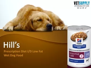 Hill's Prescription Diet I/D Low Fat Wet Dog Food | Hills Wet Dog Food