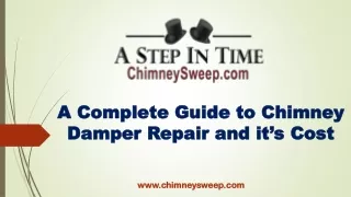 A Complete Guide to Chimney Damper Repair and it's Cost