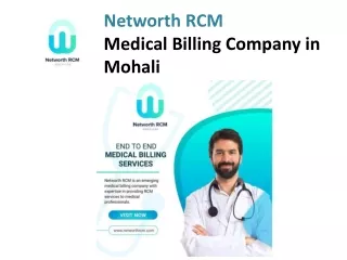 Medical Billing company in Mohali - Networth RCM