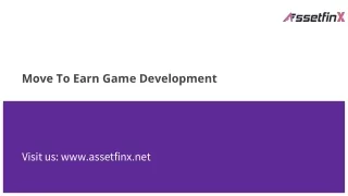 Move To Earn Game Development