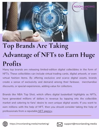 Top Brands Are Taking Advantage of NFTs to Earn Huge Profits