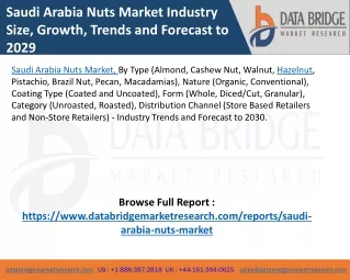 Saudi Arabia Nuts Market