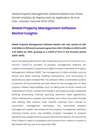 Global Property Management Software