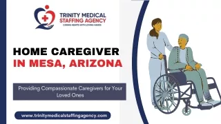 Home Caregiver in Mesa, Arizona