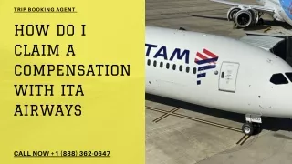 How do I claim compensation with ITA Airways