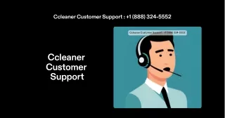 1(888) 324-5552 CCleaner Customer Care