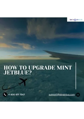 How to upgrade Mint JetBlue?