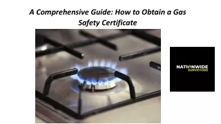 A Comprehensive Guide How to Obtain a Gas Safety Certificate