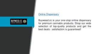 Online Dispensary Buyweed.cc