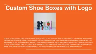 Custom Shoe Boxes with Logo