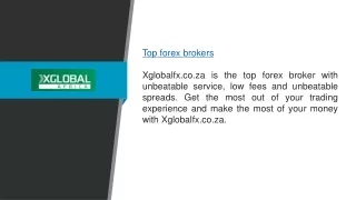 Top Forex Brokers  Xglobalfx.co.za