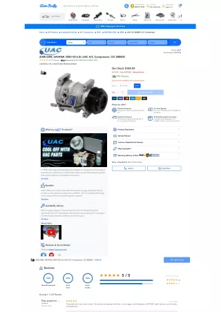 UAC CO 28000C AC Compressor