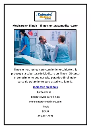 Medicare en Illinois | Illinois.enteratemedicare.com