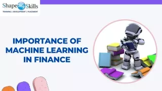 Transform Your Skills with Machine Learning Training at ShapeMySkills