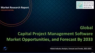 Capital Project Management Software Market to Experience Significant Growth by 2033