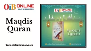 Maqdis Quran