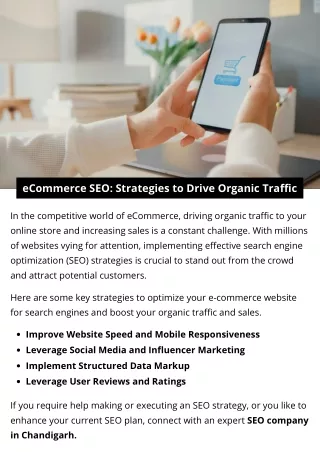 eCommerce SEO: Strategies to Drive Organic Traffic