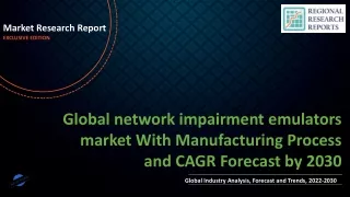 network impairment emulators market With Manufacturing Process and CAGR Forecast by 2030