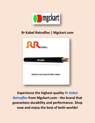 Rr Kabel Ratnaflex | Mgckart.com