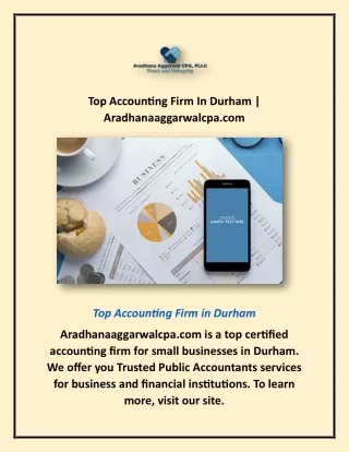 Top Accounting Firm In Durham | Aradhanaaggarwalcpa.com