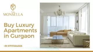 Buy Luxury Apartments in Gurgaon