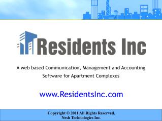 residents inc - management features