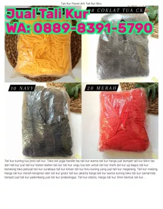 Ö889·8391·5ᜪ9Ö (WA) Penjual Tali Kur Terdekat Lem Untuk Tali Kur