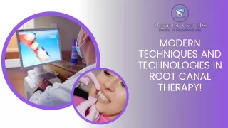 MODERN TECHNIQUES AND TECHNOLOGIES IN ROOT CANAL THERAPY