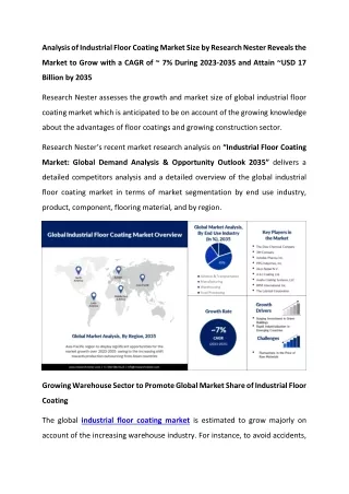 Industrial Floor Coating Market Share Analysis by Top Companies, 2023-2035