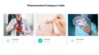 Pharmaceutical Company in India