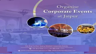 Corporate Offsite Planner in Jaipur | Corporate Event Planners