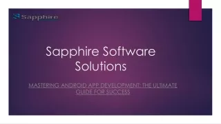 Mastering Android App Development The Ultimate Guide for Success