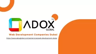 Web Development Companies Dubai