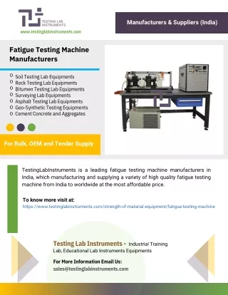 Fatigue Testing Machine Manufacturers